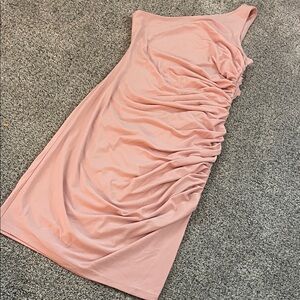 NWT Michael costello x revolve pink body con dress XS